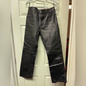 Vintage Genuine Leather Pants
